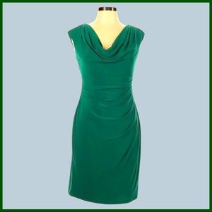 LAUREN Ralph Lauren Emerald Green Cowl Neck.